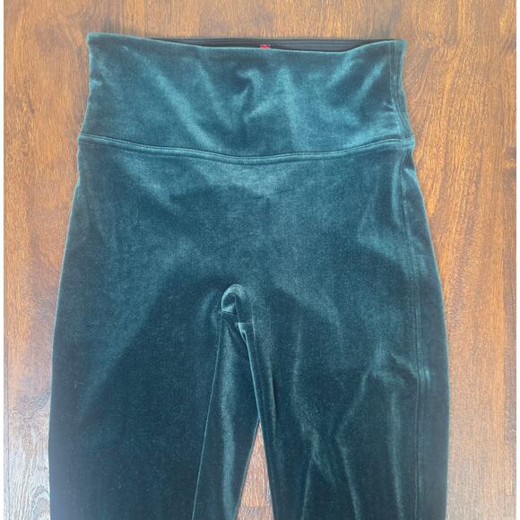 SPANX Velvet Tummy Control High Rise Leggings - Forest Green - Small - NWOT - Picture 7 of 12